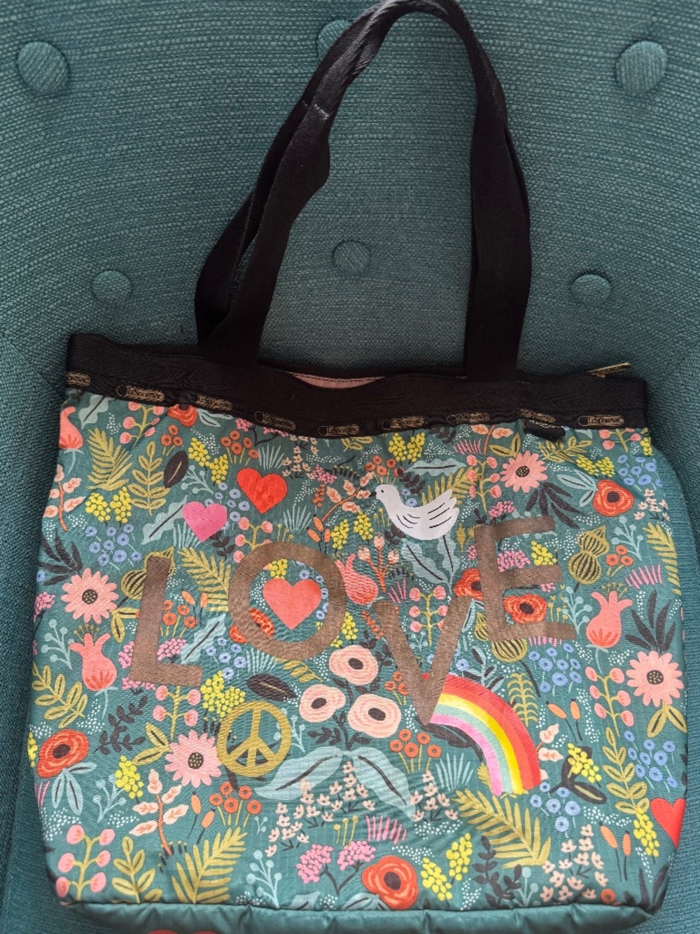 LeSportSac Rifle Paper Co Love Tote